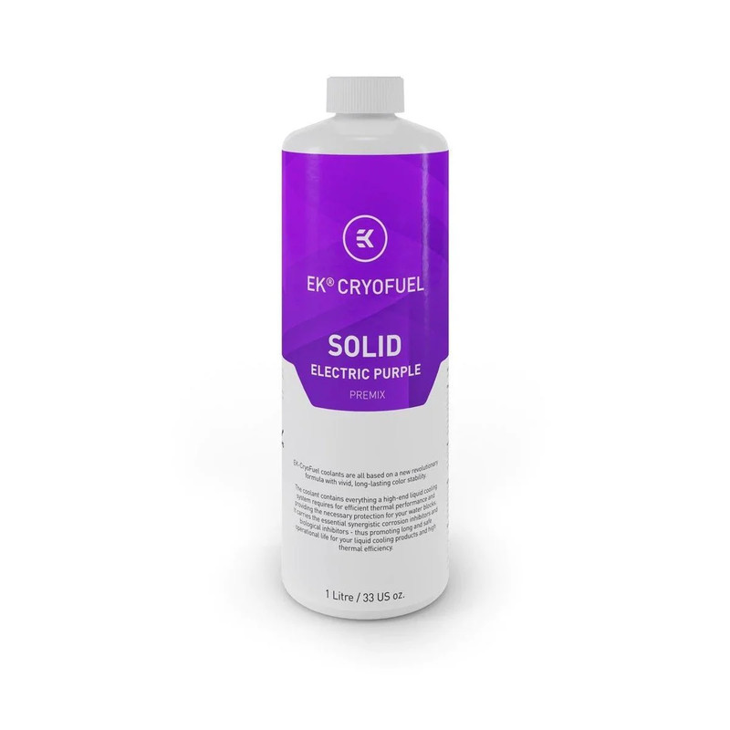 EKWB CryoFuel Solid Electric Purple (Premix 1000mL) - سائل تبريد
